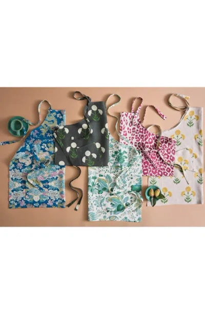 Matouk Print Linen Apron