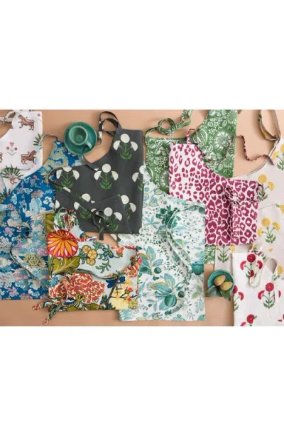 Matouk Print Linen Apron