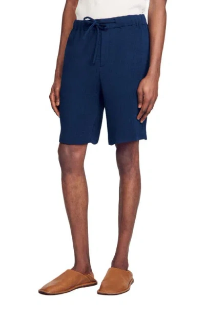 Sandro Pleated Bermuda Shorts