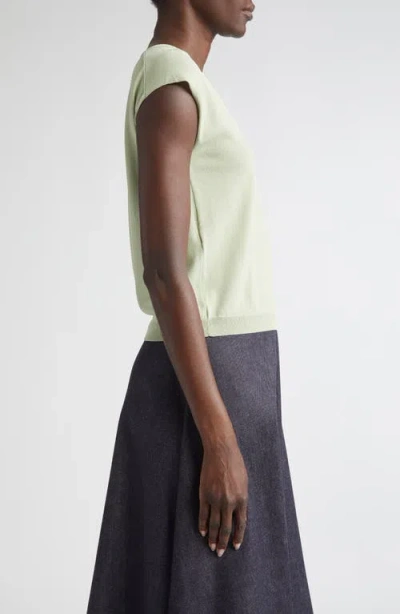 Altuzarra Rinaldi Asymmetric Cap Sleeve Sweater