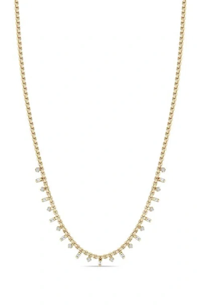 Zoë Chicco 14k Gold Small Box Chain Necklace