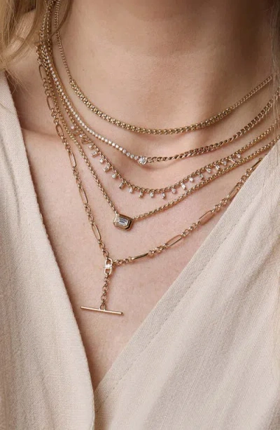 Zoë Chicco 14k Gold Small Box Chain Necklace