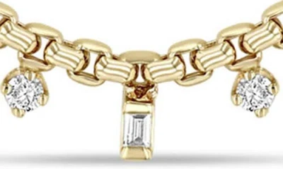 Zoë Chicco 14k Gold Small Box Chain Necklace