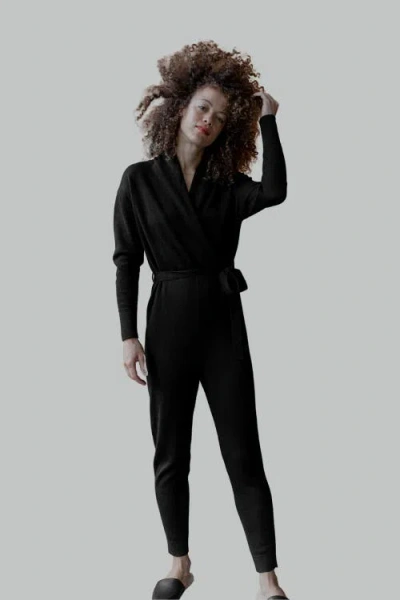 Sskein Wrap Neck Jumpsuit