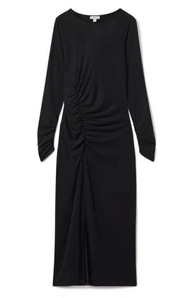 Reiss Lana Long Sleeve Midi Dress