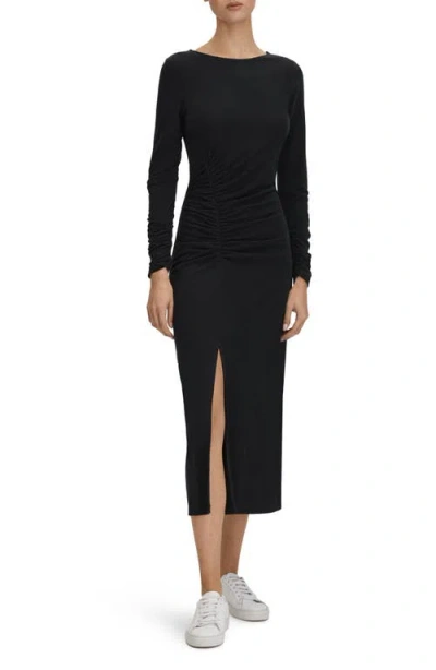 Reiss Lana Long Sleeve Midi Dress