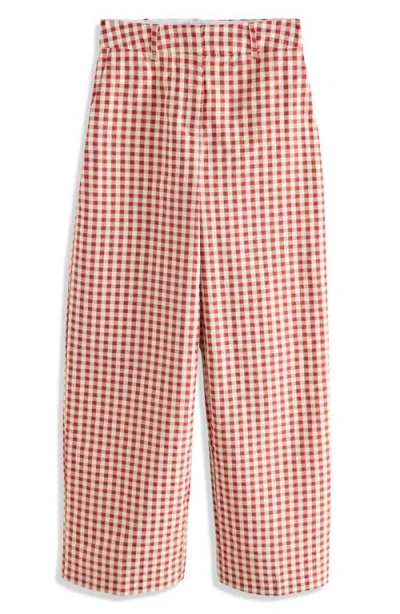 Next Gingham Wide Leg Pants
