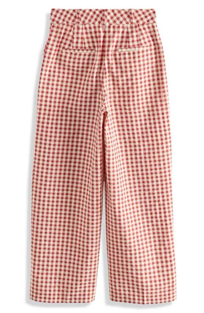 Next Gingham Wide Leg Pants