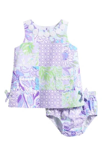 Lilly Pulitzer ® Collage Print Cotton Shift Dress & Bloomers