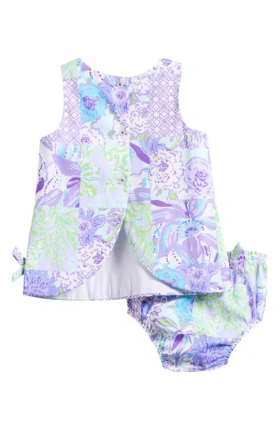 Lilly Pulitzer ® Collage Print Cotton Shift Dress & Bloomers
