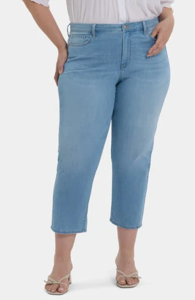 Nydj Piper Crop Relaxed Straight Leg Jeans