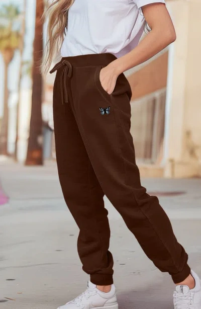 Dalix Womens Butterfly Midweight Fleece Jogger Pant
