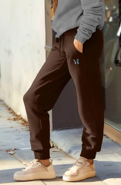 Dalix Womens Butterfly Midweight Fleece Jogger Pant