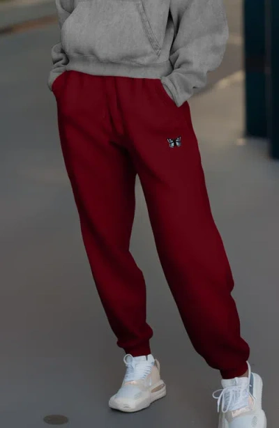 Dalix Womens Butterfly Midweight Fleece Jogger Pant