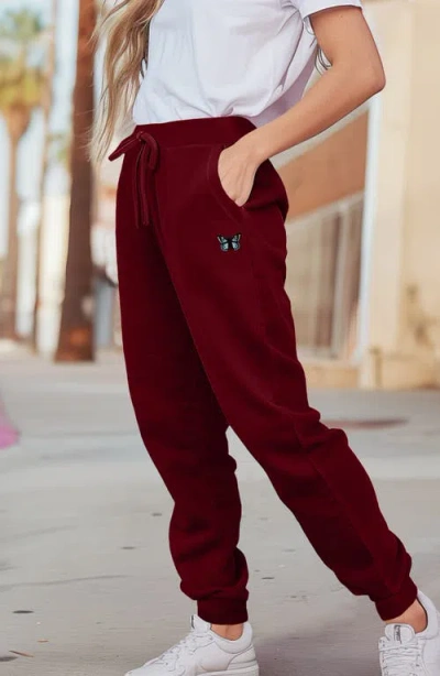 Dalix Womens Butterfly Midweight Fleece Jogger Pant