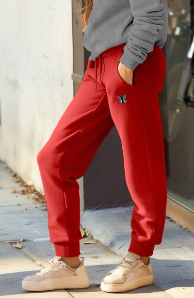 Dalix Womens Butterfly Midweight Fleece Jogger Pant