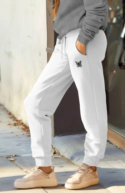 Dalix Womens Butterfly Midweight Fleece Jogger Pant