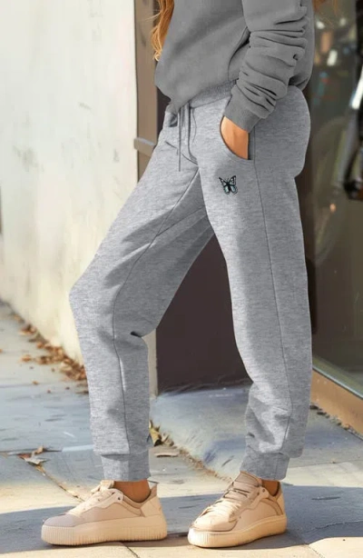 Dalix Womens Butterfly Midweight Fleece Jogger Pant