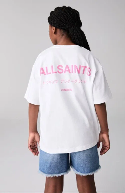 Smallsaints By Allsaints Kids' Underground Oversize Cotton Graphic T-shirt