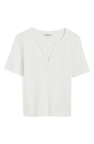 Madewell Pointelle Crewneck Short Sleeve T-shirt