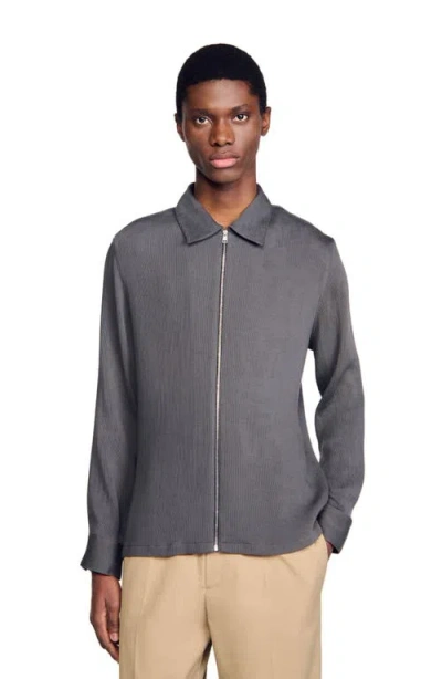 Sandro Pleated Shirt
