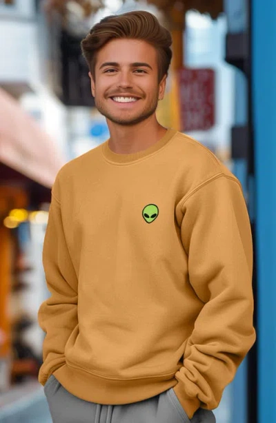 Dalix Alien Heavyweight Relaxed Mens Sweatshirt