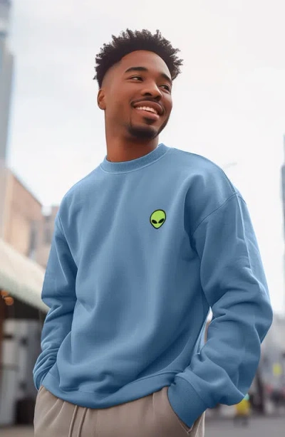 Dalix Alien Heavyweight Relaxed Mens Sweatshirt
