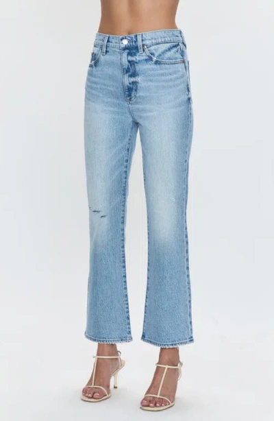 Pistola Ally Raw Step Hem High Waist Crop Bootcut Jeans