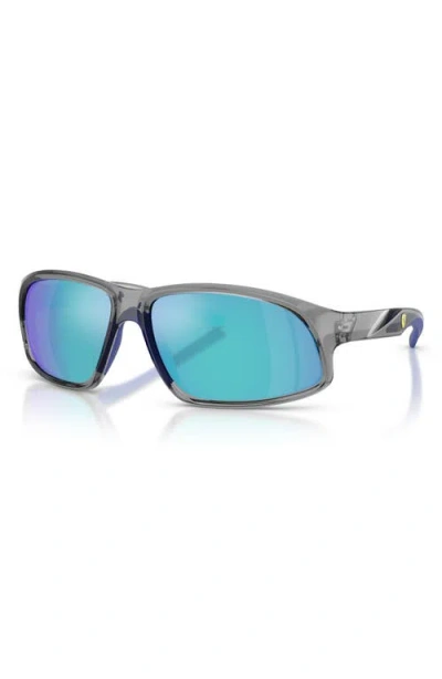 Scuderia Ferrari 64mm Oversize Irregular Sunglasses