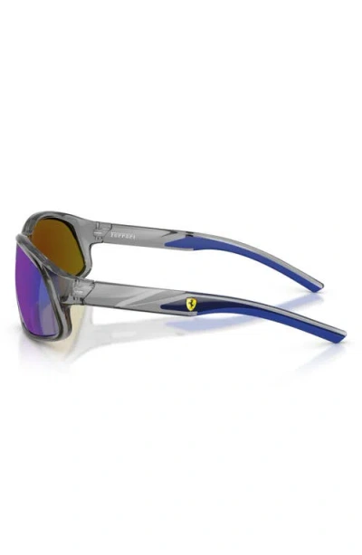 Scuderia Ferrari 64mm Oversize Irregular Sunglasses
