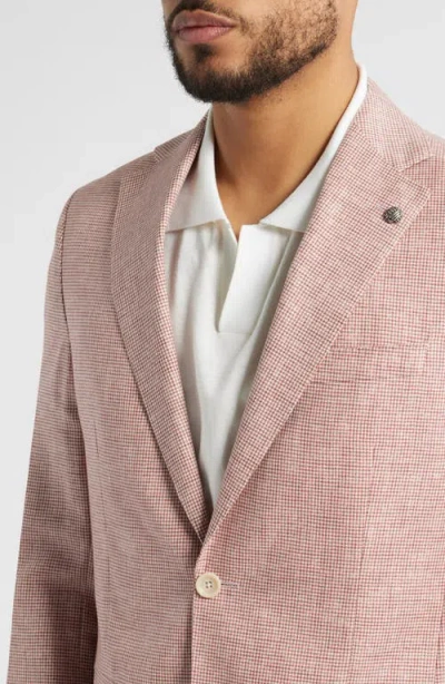 Jack Victor Midland Houndstooth Super 120s Wool Sport Coat