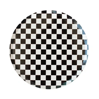 Jollity & Co Checkered Dinner Plates