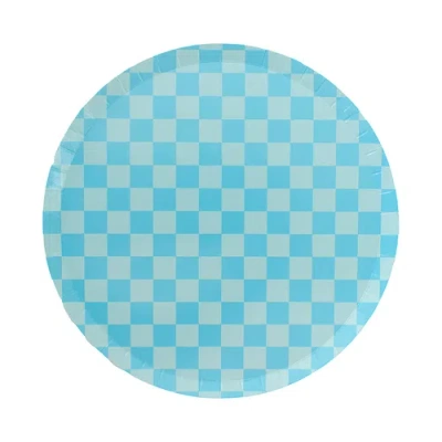 Jollity & Co Checkered Dinner Plates