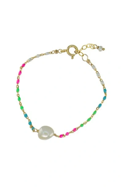 Albisia Iris Pearl Bracelet
