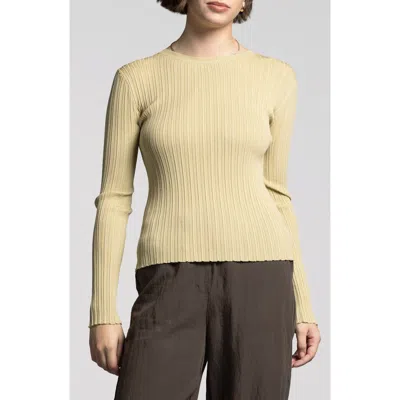 Weekend Los Angeles Eleanor Rib Crewneck Sweater