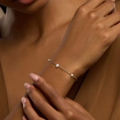 Karma And Luck To Evoke Pearl Chain Bracelet