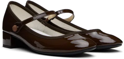 Repetto Rose Mary-jane Pumps In Gray