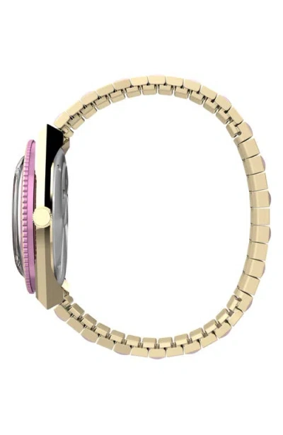 Timex Women's Quartz Analog Two-tone Stainless Steel Watch, 36mm In Gold