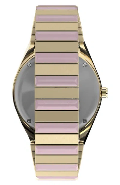 Timex Women's Quartz Analog Two-tone Stainless Steel Watch, 36mm In Gold