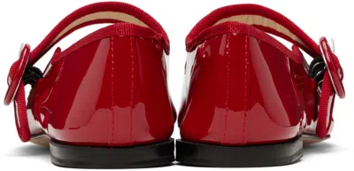 Repetto Red Georgia Square-toe Mary Janes Ballerina Flats