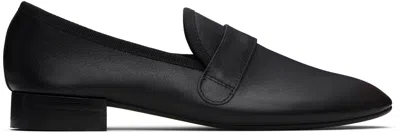 Repetto Black Michael Sole Rubber Loafers