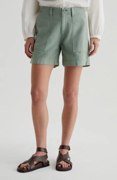 Ag Rosa Cotton Twill Shorts