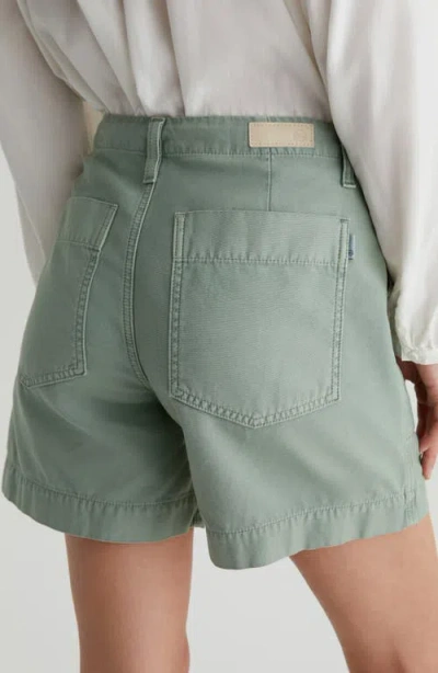 Ag Rosa Cotton Twill Shorts