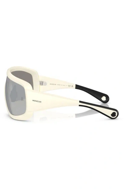 Moncler 142mm Rectangular Shield Sunglasses