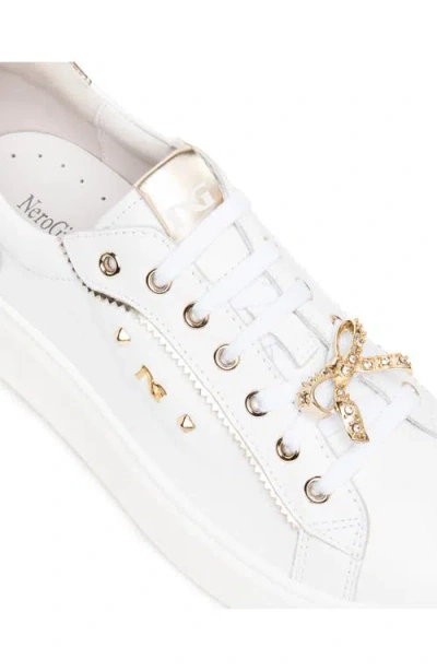 Nerogiardini Retro Jeweled Platform Sneaker