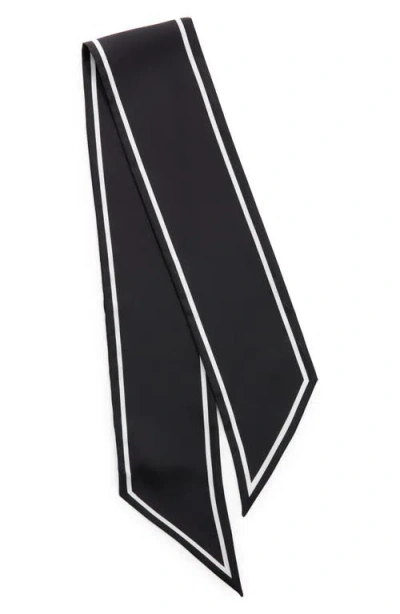 Vince Stripe Silk Scarf