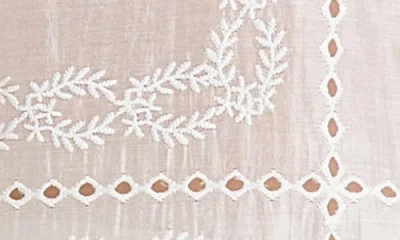 Wayf Rosalie Embroidered Eyelet Shirt