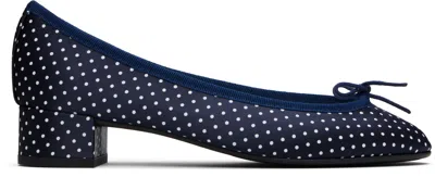 Repetto Navy Camille Heels