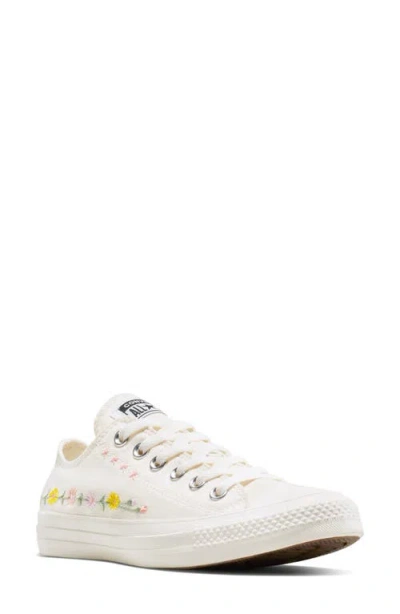 Converse Gender Inclusive Chuck Taylor® All Star® Ox Embroidered Low Top Sneaker In Neutral
