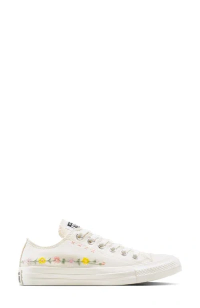 Converse Gender Inclusive Chuck Taylor® All Star® Ox Embroidered Low Top Sneaker In Neutral